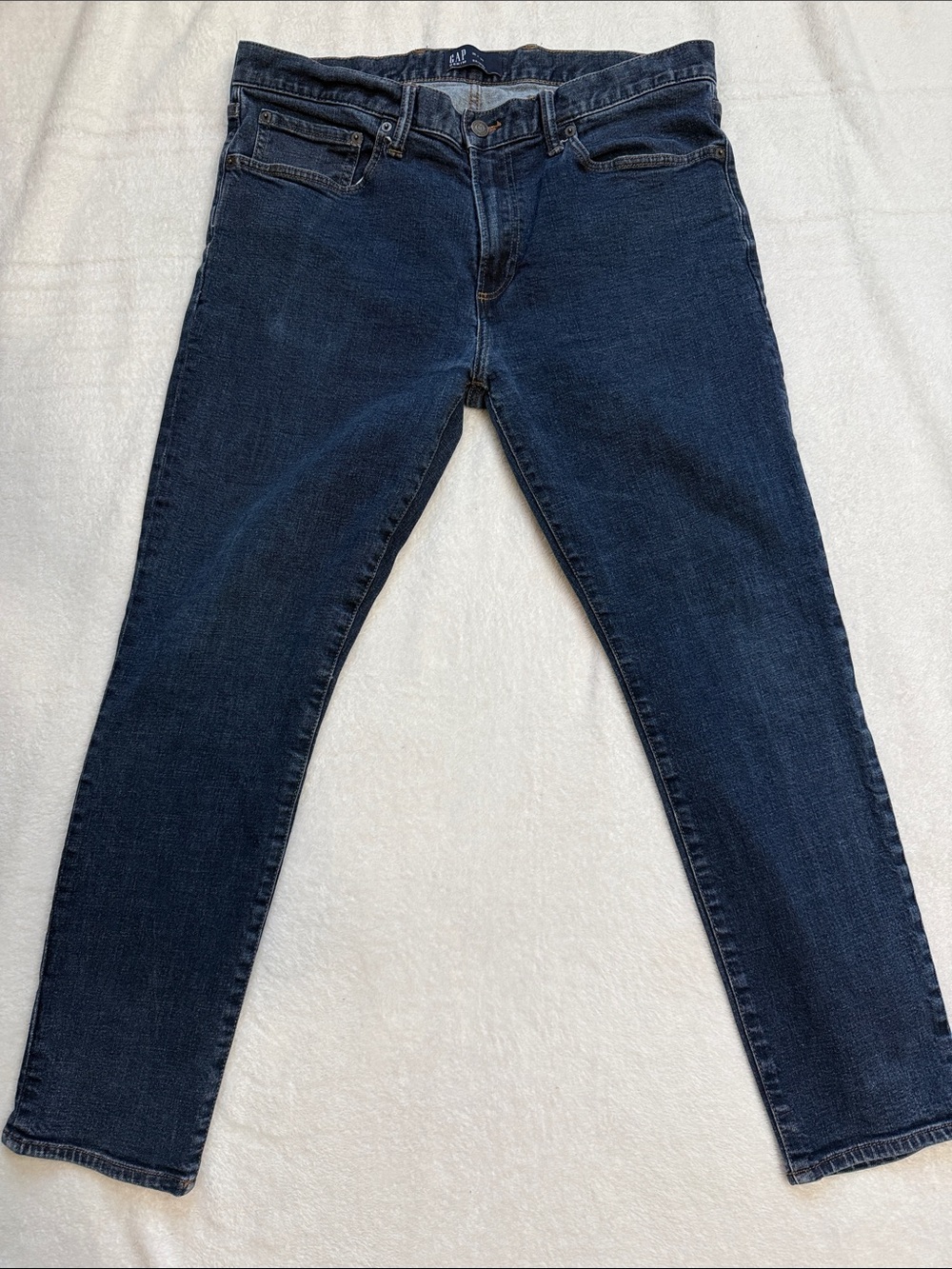 GAP Men’s Skinny Jeans in Dark Blue Wash
